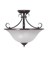 GASTON II 3LT SEMI-FLUSH FITTING BRONZE OL65933BZ