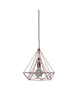 LENOX Antique Copper Geometric Urban Style Pendant - OL67761AC