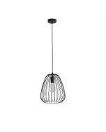 PERA.27 SINGLE PENDANT BLACK OL68778/27BK