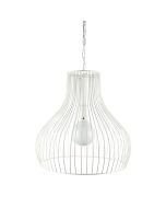 GABBY WIRE SINGLE PENDANT WHITE - OL68852WH