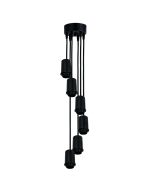 POP 6 LIGHT Black Multi Drop 180cm Suspension - OL69286BK