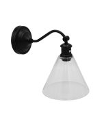 ABBY WALL LIGHT BLACK / CLEAR OL69385BK