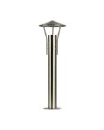 TRESCO OUTDOOR BOLLARD LIGHT STAINLESS IP44 GU10 - OL7248SS