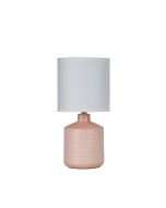 CELIA TABLE LAMP PINK w/ WHITE SHADE - OL90117PK