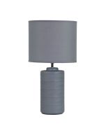 JENNY COMPLETE TABLE LAMP GREY OL90161GY