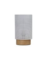 LENNY MESH TABLE LAMP WHITE OL90162WH