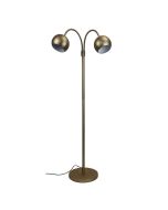 BOBO TWIN FLEX FLOOR LAMP SATIN BRASS OL91203BZ