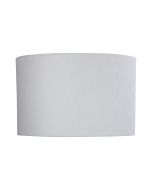 400-400-250 / 16" DRUM WHITE LINEN SHADE E27 - OL91937