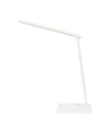 LUKE LED WHITE DESK LAMP TOUCH DIM USB PORT - OL92631WH