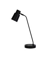 RIK DESK LAMP Black Table lamp with USB socket - OL93911BK