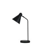 TARGA DESK LAMP Black with USB and wireless charging - OL93952BK