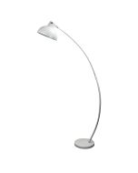 Oriel Largo Floor Lamp White