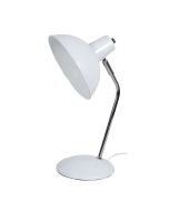 THEA DESK LAMP WHITE & CHROME - OL93961WH