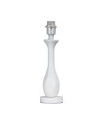 BARTON MATT WHITE TABLE LAMP BASE ONLY - OL97951WH