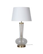 PAVIA Hamptons Clear Glass Table Lamp - OL98840