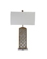 BANKERS LAMP ANTIQUE BRASS (switched)