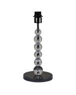 CLARA BASE Gunmetal and Acrylic Lamp Base E27 - OL99463GM