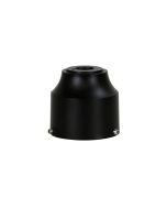 SLIP FIT POST TOP FITTER 60mm BLACK - OLA07/6BK