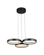 Olympus 3 Light LED Pendant Black - OLYM3PLEDBLK