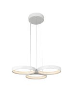 Olympus 3 Light Pendant White - OLYM3PLEDWHT