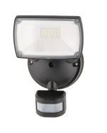 Onyx 1Lt LED Security Floodlight With PIR Sensor- MXD6921BLK-SEN