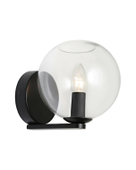 Orpheus 1 Light Wall Light Black - ORPH1WBLK