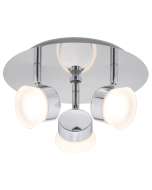 Paisley 3 X 4.5W Round Plate LED Spotlight - Polished Chrome- A11133CH