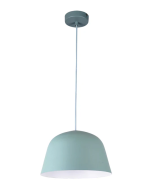 PENDANT ES 40W HAL Matte GREY Angled DOME PASTEL05A Cla Lighting