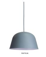 PENDANT ES 40W HAL Matte BLUE Angled Dome PASTEL06 Cla Lighting