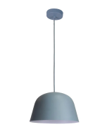 PENDANT ES 40W HAL Matte Blue Angled DOME PASTEL06A Cla Lighting