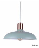 PENDANT ES 40W HAL Matte GREEN DOME with Copper Lampholder Cover PASTEL12 Cla Lighting