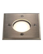 Pato Square Recessed light Stainless steel-83840034