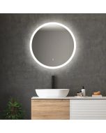 ROMU 600mm 60cm LED ROUND MIRROR BATHROOM WALL VANITY LIGHT DIY PLUG - PBM003