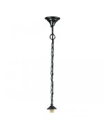 Traditional Chain Pendant Black 60W PG-1P-BL Superlux