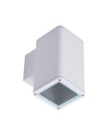 PIPER-1 WALL SQR IP65 E27 PAR30 WHT NO LAMP 49266