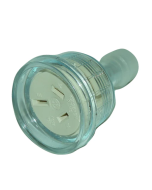 PLUG TOP Rewirable 3 PIN 10A CLEAR Male PLUG002