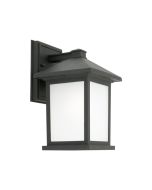 PLYMOUTH 1 LIGHT EXTERIOR WALL LIGHT BLACK (PLYM1EBLK) COUGAR LIGHTING