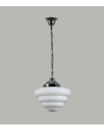 Standard Chain & Cloth Cord Suspension - 10" Beehive / Chrome