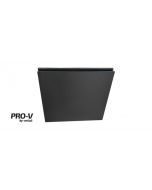 AIRBUS 150 - Premium Quality Side Ducted Exhaust Fan- Square - Black - PVPX150BLSQ