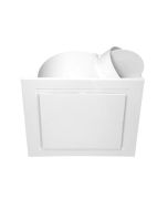 Ventair AIRBUS 200mm Square Premium Quality Side Ducted Exhaust Fan White