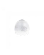 Acid Glass Scroll Pattern White Q332 Superlux