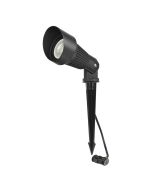 STILETTO II GARDEN SPOTLIGHT WITH 5W 3000K LED MR16 GLOBE - BLACK - 21624/06