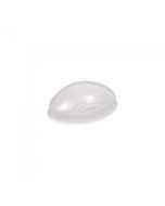 Small Oval Bulkhead and Bollard Shade White QJ1000 Superlux