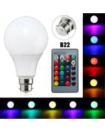 RGB B22 LED GLobe