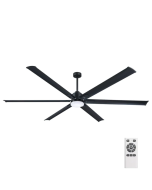 Rhino 2.1m DC Ceiling Fan With LED Light And Remote-FC479210GRFLWL