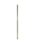 1/2" Rod Extension & Joiner - Polished Brass