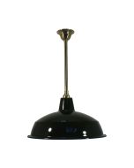 Standard 3/4" Rod Set Pendant - Warehouse 420mm Black