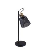 RUSTICA-DL MESH DESK LAMP 1XE14 240V  BLACK 22519