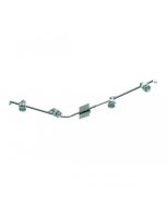 GU10 Flexible Four Bar Spotlight Satin Chrome 50W SA-B4-SC Superlux