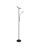 SAMSON-FL M&C FLOOR LAMP DIM 240V BLACK 22830